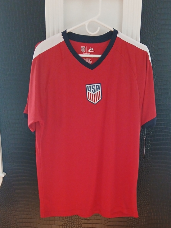 Other - USA Red Soccer Jersey with V-Neck